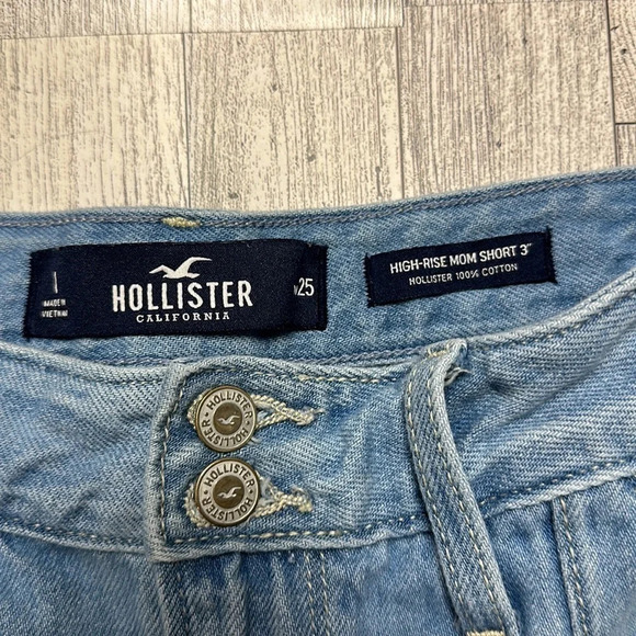 Hollister lot of 2 shorts. Distressed and Mom shorts size 1/25. - Picture 3 of 11